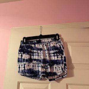 Girls Children Place pull on tie dye shorts